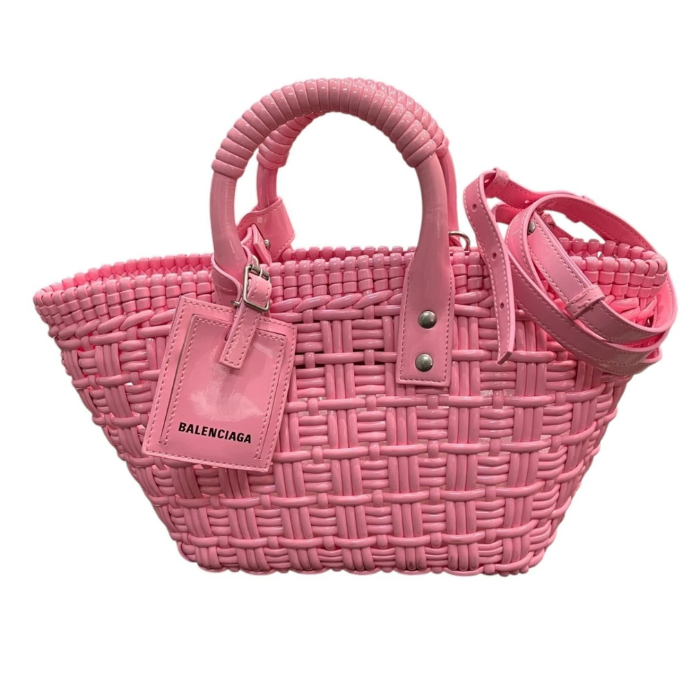 Balenciaga Bistro Basket XS Shoulder Bag, Vinyl, 671342